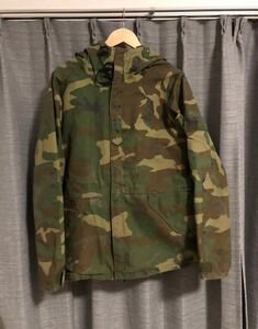 90s 米軍実物 ecwcs ゴアテックスパーカー ミリタリー ヴィンテージ L ゴアテックス ウッドランド 迷彩 GORE-TEX ウッドランドカモ S-R