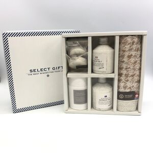 【26718】SELECT GIFT セレクトギフト バスソルト 入浴剤&タオル 5点セット 未使用品 未開封品 経年保管品 梱包60サイズ