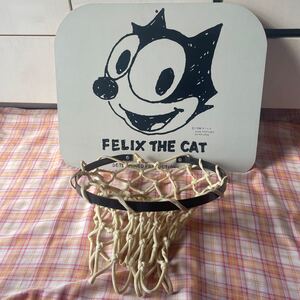 FELIX フェリックス　1986年　バスケットゴール　バスケット　木製　FELIX THE CAT 当時物　ヴィンテージ　レトロ　インテリア