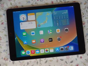 ☆彡 美品　Apple　iPad 【第5世代】 A1823　32GB　スペースグレイ　au Wi-Fi + Cellular