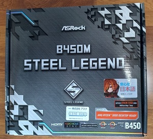 ◎ASRock B450M steel legend　動作品　ジャンク扱い◎