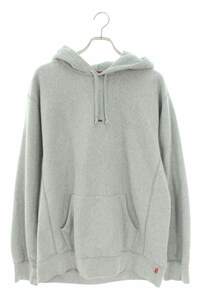 シュプリーム パーカー 19AW Micro Logo Hooded Sweatshirt サイズ:XL マイクロロゴ フーデッド スウェットパーカー 中古 OM10