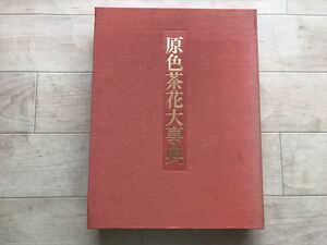 1962 　書籍「原色茶花大事典」昭和62年 青山清 学習研究所/学研 植物事典