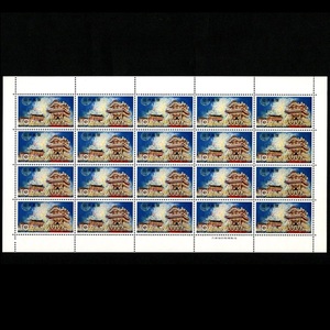 郵便切手シート 「お祭りシリーズ」 (秩父まつり) 1シート 1965年(昭和40年) Stamps Chichibu Night Festival, Saitama
