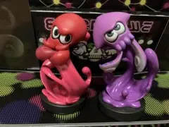 amiiboタコとパープルイカ（スプラトゥーン　アミーボ）