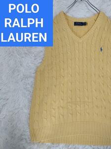 ポロラルフローレン　ケーブルニット　ベスト　シャツ　ポニー　ポロベア POLO RALPH LAUREN SPORT RRL RLX