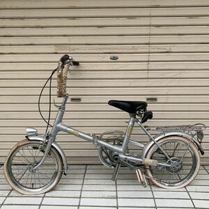 未使用 保管品 初代 ブリヂストン ピクニカ Bridgestone Picnica 折りたたみ自転車 昭和レトロ アンティーク デッドストック