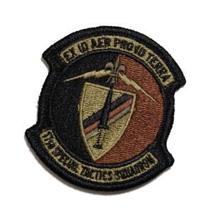 実物　STS　17th Special Tactics Squadron　米軍　特殊部隊　AFSOC　CCT　JTAC　PJ　タクティカル　ワッペン　OCP　CRYE　EAGLE