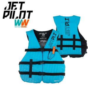 ジェットパイロット JETPILOT 2023 ライフジャケット JCI認定 送料無料 スロットル 3-バックル CGA ナイロン ベスト JA23127CGA ブルー SUP