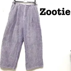 Zootieズーティー　コーデュロイガウチョパンツ ワイドパンツ　ワイドレッグ