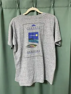 70s バータグ　バックプリント　染み込みプリント　チャンピオン　Tシャツ　XL