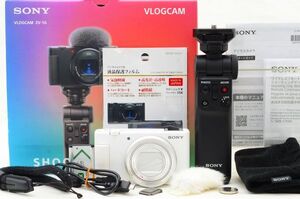 ☆美品☆ Sony ソニー VLOGCAM ZV-1G シューティンググリップキット 元箱 付属品 ♯24122702