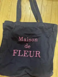 Maison de FLEUR トートバッグ　ネイビー