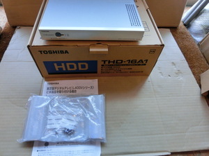 管番② 通電確認のみ◆東芝/TOSHIBA◆東芝デジタルハイビジョンHDDレコーダー THD-16A1◆160GB 東芝液晶テレビ専用取付金具付