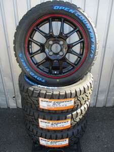 新品2024年製TOYOオープンカントリーR/T☆165/60R15☆ホワイトレターセット☆ハスラーエブリーアトレーワゴンフレアクロスオーバーfw