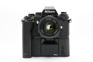 Nikon F3 アイレベル + MD-4 + Ai NIKKOR 50mm F1.4 ニコン MF一眼レフ 標準単焦点レンズ 大口径 フィルムカメラ ■25640