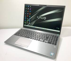 最新 office2024搭載 快適スペック！VAIO S15 VJS153C11N Core i5-8300H 2.30GHz/メモリ16GB/SSD512/15.6型/WIN11Pro/カメラ DVD マルチ 