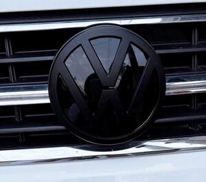 ◆ブラックシャドー◆VW ワーゲン 汎用 マットブラック仕様 前後バッチセット/エンブレム/艶消/ポロ/ゴルフ/シャラン/パサート/アルテオン