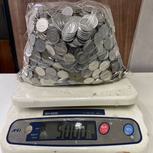 1円玉 ５円玉まとめ 総重量約5kg 硬貨 貨幣 小銭 コイン 昭和 平成 日本 現行 ③「シ」