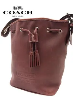 coach コーチ　ショルダーバッグ　巾着バッグ　レディース　お洒落　ブランド