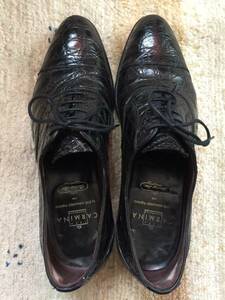 【紳士靴】1866 CARMINA(カルミナ) クロコ　キャップトゥ 6.5