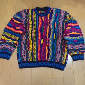 COOGI クージー ウール セーター 3D オーストラリア製 古着サイズM