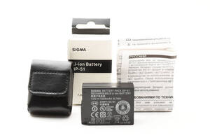 ★美品★ SIGMA シグマ BP-51 LI-ION BATTERY【SIGMA fp fpL用】純正バッテリー アクセサリー #1929