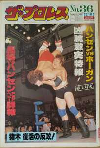 ザ・プロレス 1982年10月5日号