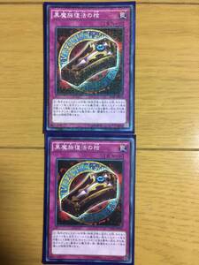 遊戯王カード　黒魔族復活の棺　ノーマルパラレル　ノーマル　２枚セット！