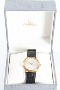 ★OMEGA オメガ デヴィル プレステージ 125.0050 Cal.651 18K 750 金無垢 総重量約41g 手巻き メンズ 腕時計 ケース付き 2935-TE