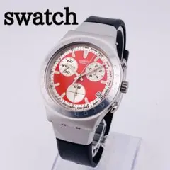 swatch irony 新品電池　1809 クロノグラフ　腕時計　スモセコ