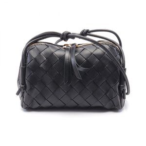 ボッテガヴェネタ イントレチャート ブランドオフ BOTTEGA VENETA レザー ショルダーバッグ レザー レディース