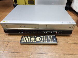 【YS-2】東芝 TOSHIBA D-VR5 VTR一体型DVDレコーダー　VHS ビデオ リモコン付き 動作確認済み【東京発 手渡し可能】