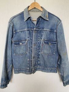 送無★LEVI’S リーバイス 507xx BIG`E 刻印17 デニムジャケット 2nd オリジナル ヴィンテージ 大人気アイテム Gジャン 雰囲気抜群