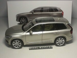 ▲VOLVO特注！1/18 ボルボ NEW XC90 SUV 金 新品 超希少