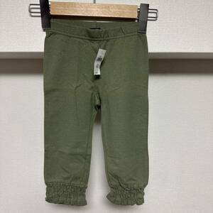 新品GAP　ストレッチレギンスパンツ110 定価2200円 カーキ　ラメドット　スパッツ　子供服