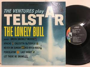 ★240613即決 VENTURES play TELSTAR lonely bull lst8019 US STEREO ヴェンチャーズ 60年代の米国ステレオ盤。