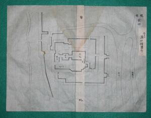 絵図 （城郭図）新潟県 越後國 柴田城 新発田城（レターパックライト発送）