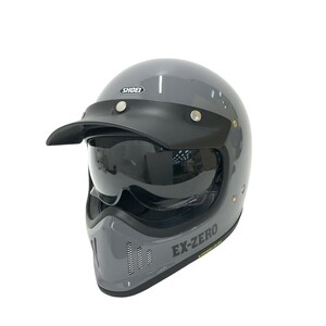 【1円】【美品】SHOEI ショウエイ ヘルメット EX-ZERO バサルト グレー系 L [240101261951]