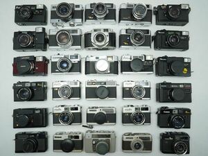 ★レンジファインダーなど★OLYMPUS/MINOLTA/Canon/RICOH/FUJICA/Konica/TOPCON/ 等 計:30点まとめ【ジャンク品】30347