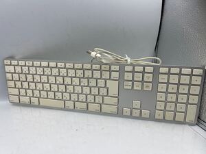 ◆12194) 中古動作品Apple Keyboard マック 純正 USBキーボード　 A1243 