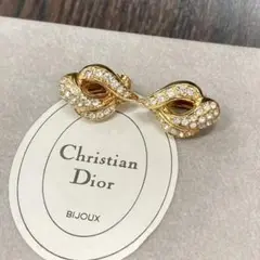 Christian Dior ディオール イヤリング ラインストーン ❤︎美品物❤︎