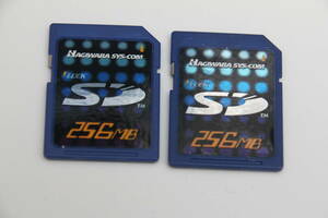 256MB SDカード HAGIWARA SYS-COM ●2枚セット●