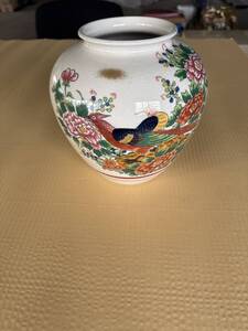 骨董品　九谷焼 龍仙　壺