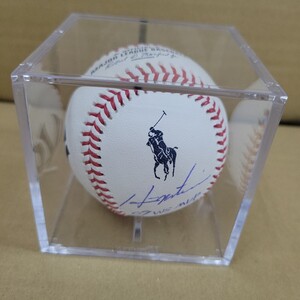 60。松井秀喜直筆サインボール RALPH LAUREN ラルフローラン 09WS MVP プロ野球 ローリングス ケース入り