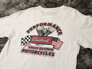 超希少！マニア必見！ Edelbrock for Harley-Davidson Made in U.S.A. エーデルブロック　Tシャツ　Mサイズ