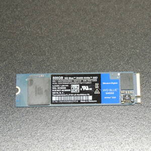 【検品済み】WD Blue SSD 500GB WDS500G2B0C-00PXH0 (使用7020時間) 管理:y-65