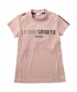 ルコックスポルティフ（ゴルフ） RIJOUME カップ付きモックネックシャツ 半袖Tシャツ