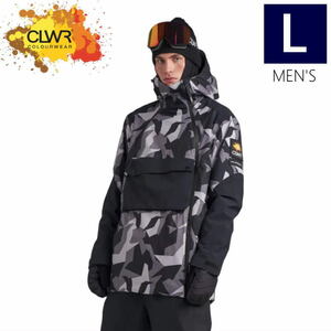 ● CLWR Foil Anorak JKT CAMO GREY Lサイズ メンズ スノーボード スキー ジャケット JACKET 23-24 日本正規品