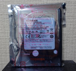 ■未開封・新品■TOSHIBA製2.5inch AVコマンド対応HDD 2TB MQ04ABD200